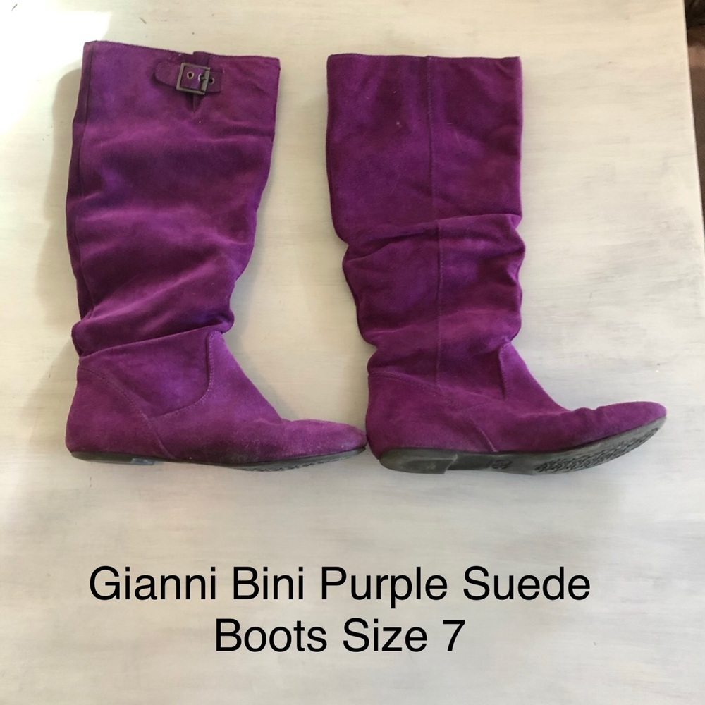 Gianni Bini Purple boots!